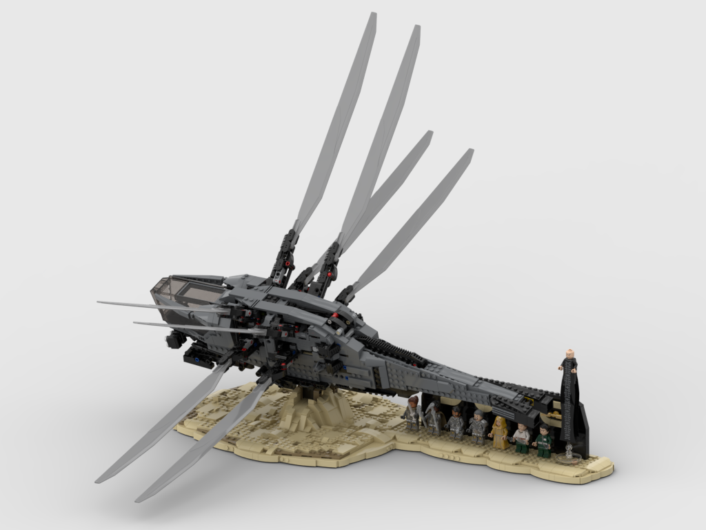 MOC - Display for set 10327 Dune Atreides Royal Ornithopter