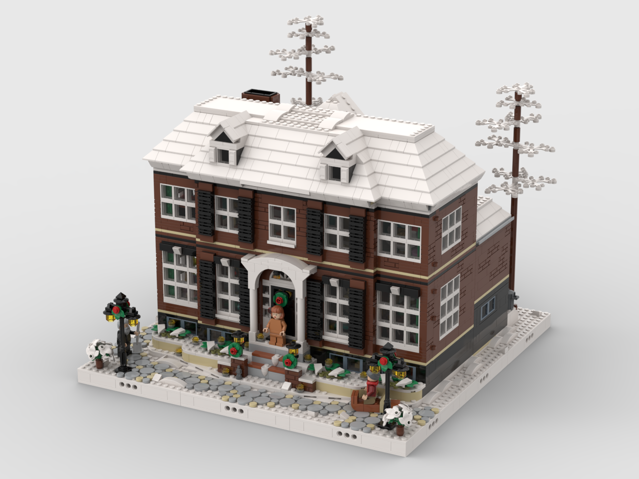 MOC - Winter Village - Display for set 21330 - Home Alone