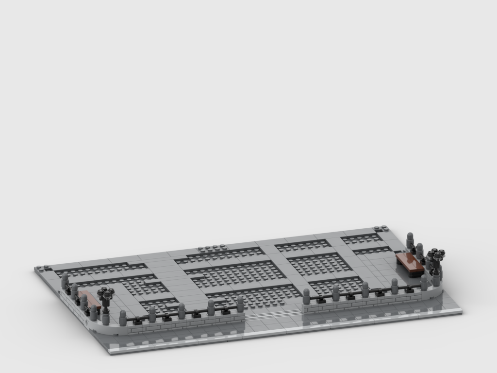MOC - Modular Display for set 21062 - Trevi Fountain