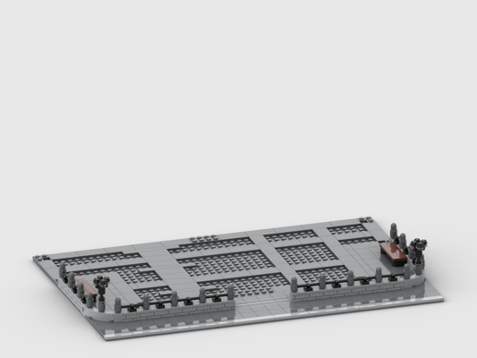 MOC - Modular Display for set 21062 - Trevi Fountain