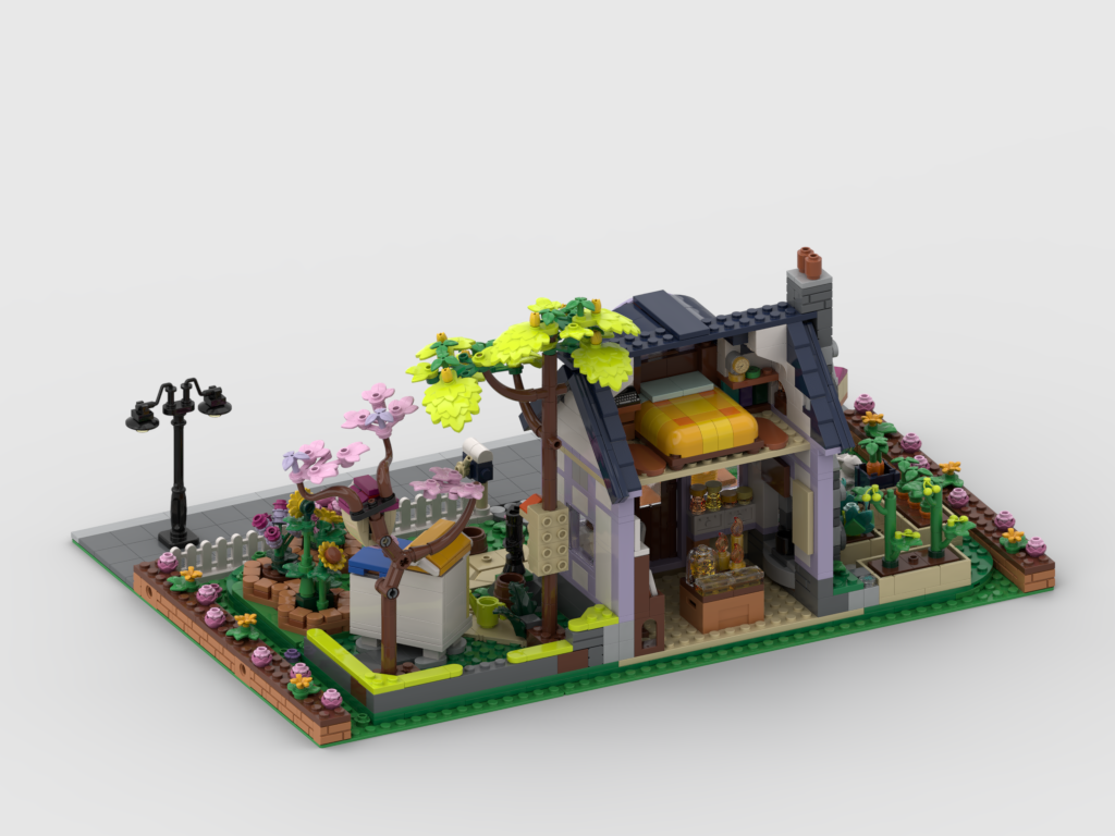 MOC - Modular Display for set 42669 - Beekeepers' House