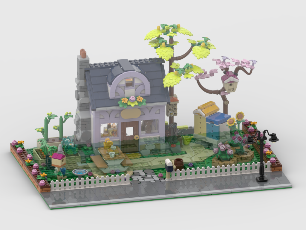MOC - Modular Display for set 42669 - Beekeepers' House
