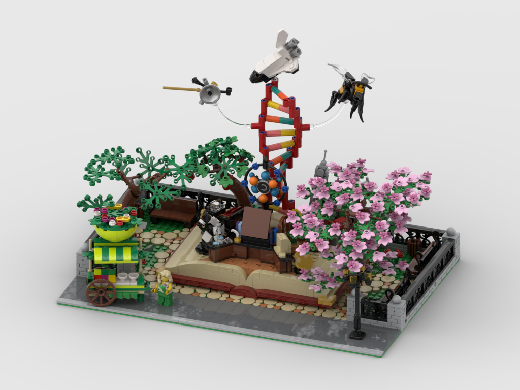 MOC - Modular STEM Park - Display for set 21355 The Evolution of STEM