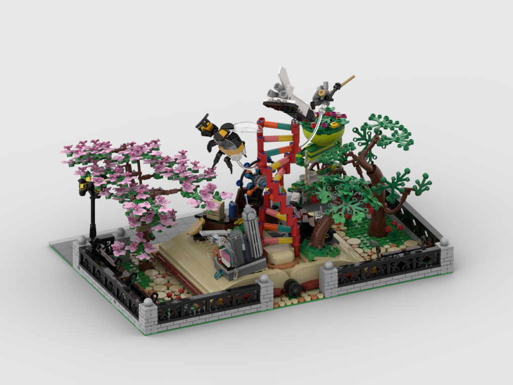 MOC - Modular STEM Park - Display for set 21355 The Evolution of STEM