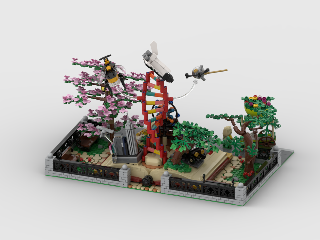 MOC - Modular STEM Park - Display for set 21355 The Evolution of STEM