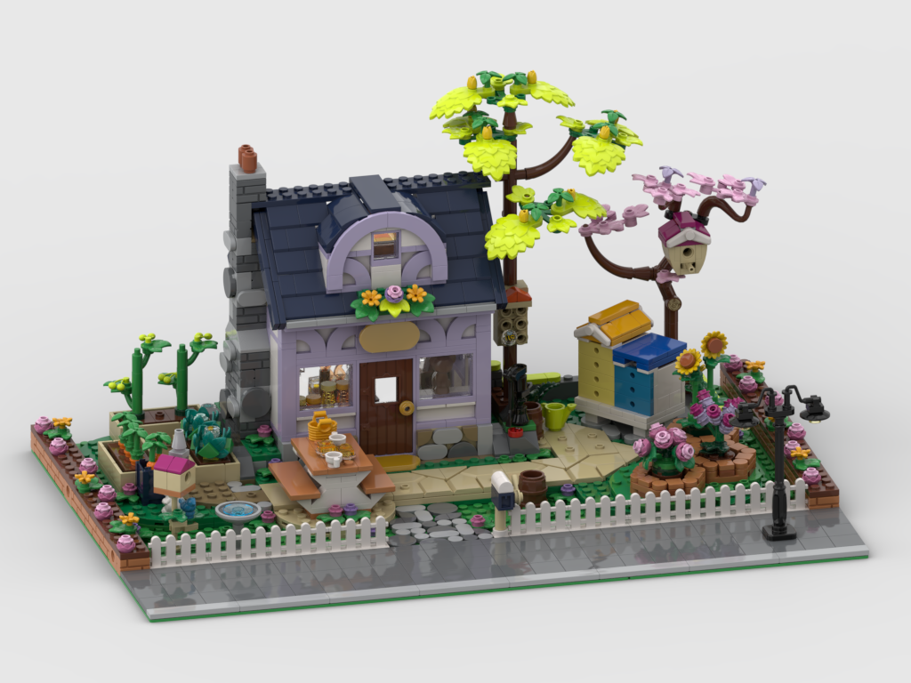 MOC - Modular Display for set 42669 - Beekeepers' House