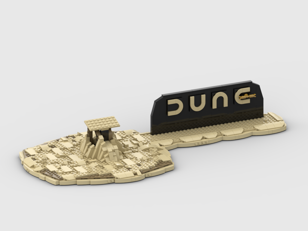MOC - Display for set 10327 Dune Atreides Royal Ornithopter
