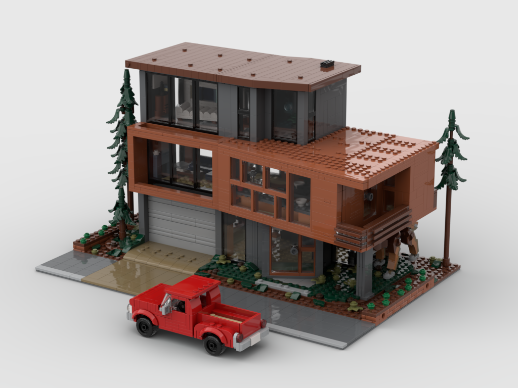 MOC - Modular Display for set 21354 - Twilight The Cullen House