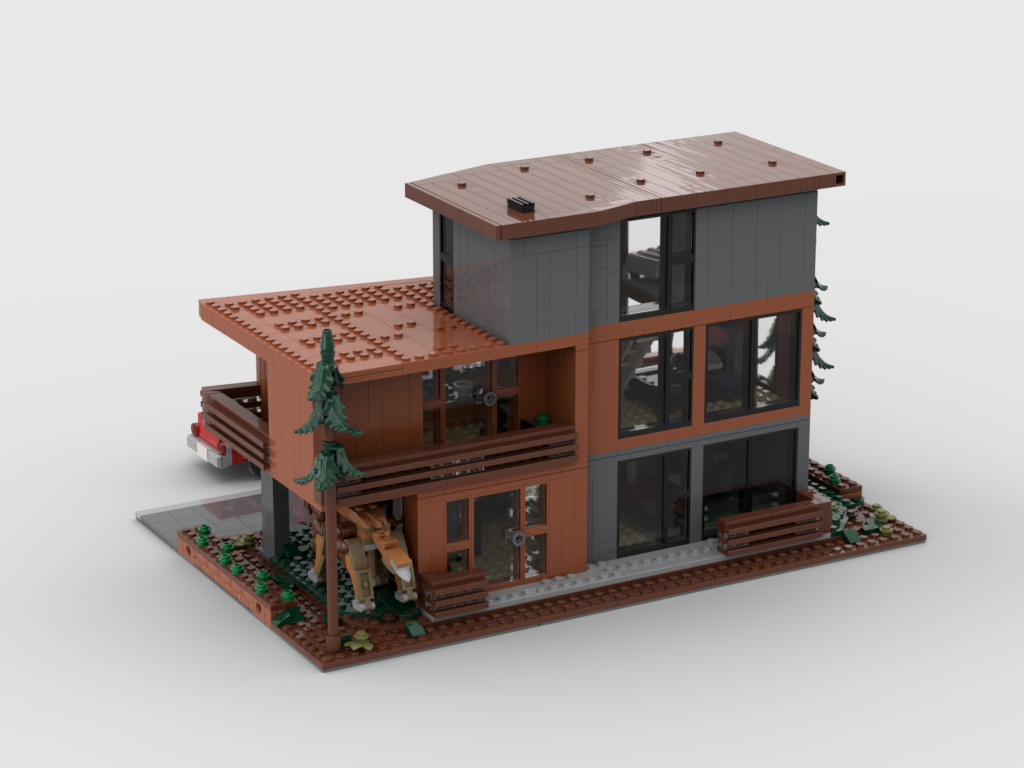 MOC - Modular Display for set 21354 - Twilight The Cullen House