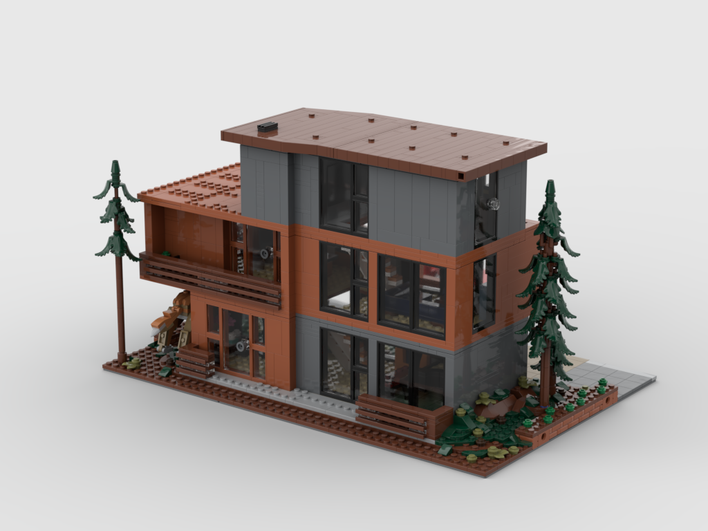 MOC - Modular Display for set 21354 - Twilight The Cullen House