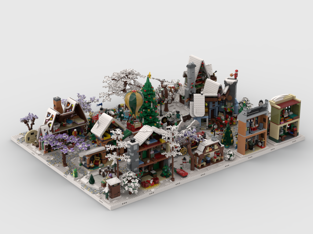 Winter Village - Display Package for sets: 10325, 40602, 40603, 10308, 10339, 40564, 40573, 10293, 10275, 40424, 40416, 10267