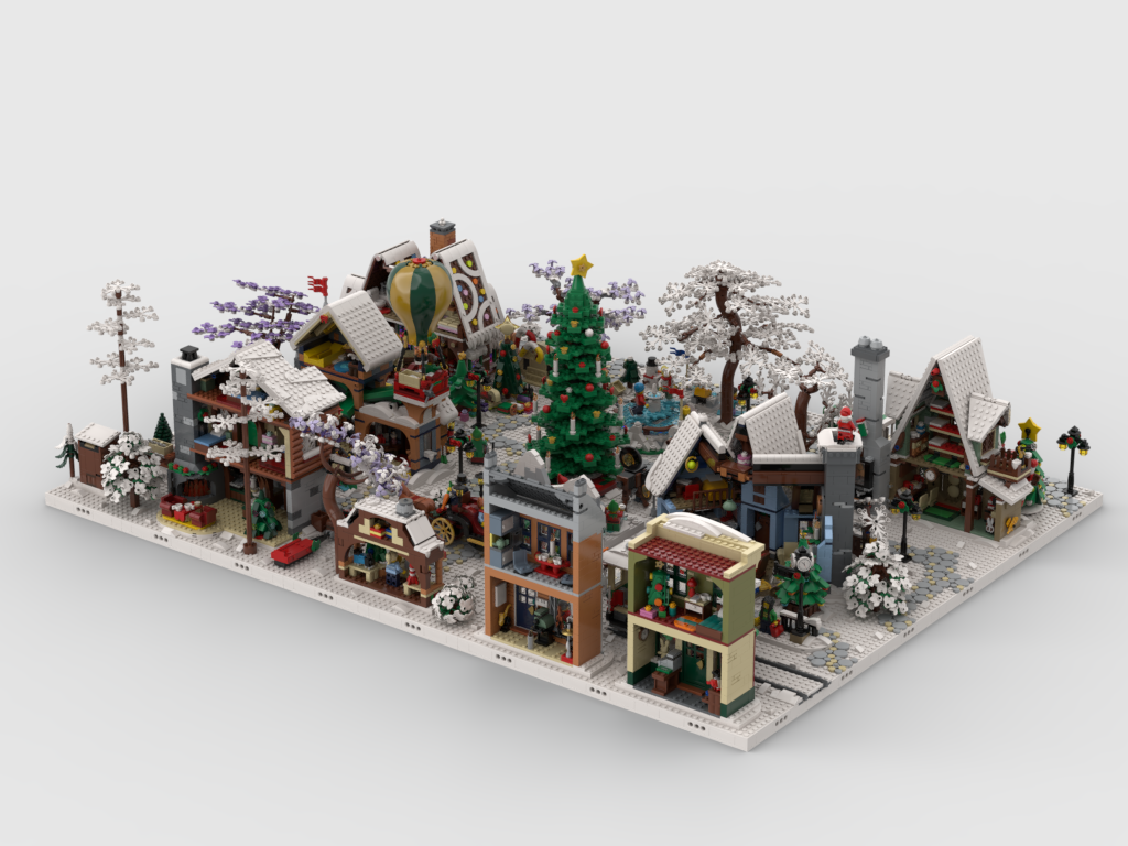 Winter Village - Display Package for sets: 10325, 40602, 40603, 10308, 10339, 40564, 40573, 10293, 10275, 40424, 40416, 10267