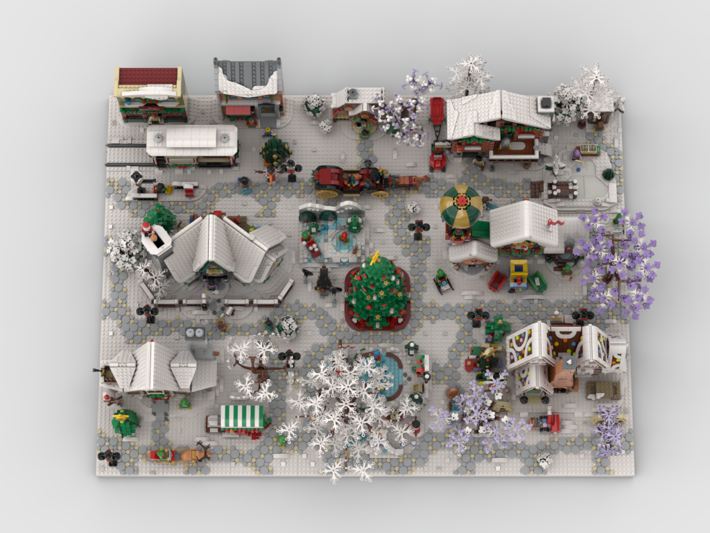 Winter Village - Display Package for sets: 10325, 40602, 40603, 10308, 10339, 40564, 40573, 10293, 10275, 40424, 40416, 10267