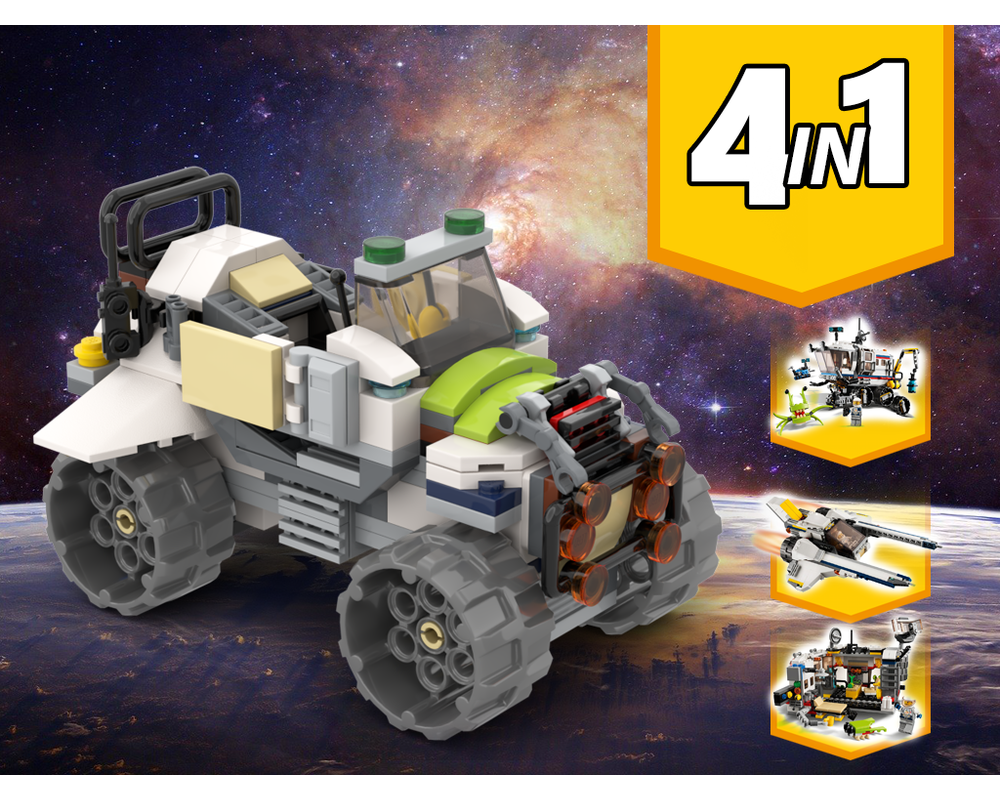 MOC - 31107 Space Vehicle Alternative Build - How to build it