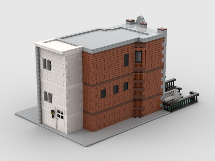 MOC - Authentic Chicago House Big Size - How to build it