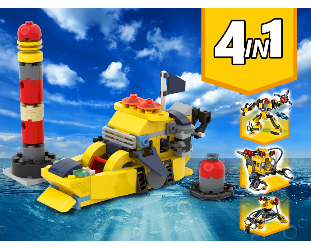 MOC - 31090 Boat Alternative Build - How to build it