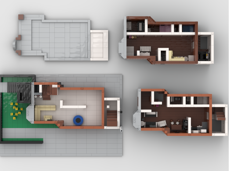 MOC - Authentic Chicago House Big Size - How to build it