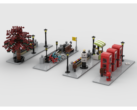MOC - Modular Corner Pack - Turn every modular model into a corner - How to build it
