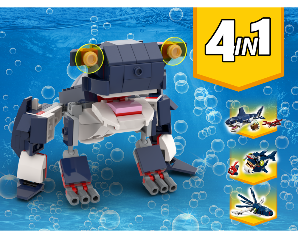 MOC - 31088 Frog Alternative Build - How to build it