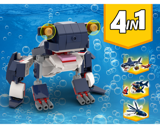 MOC - 31088 Frog Alternative Build - How to build it