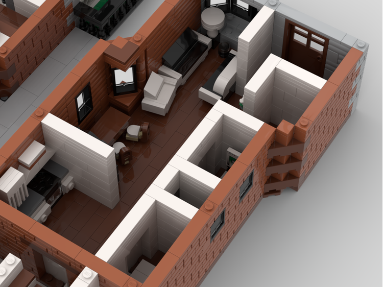 MOC - Authentic Chicago House Big Size - How to build it