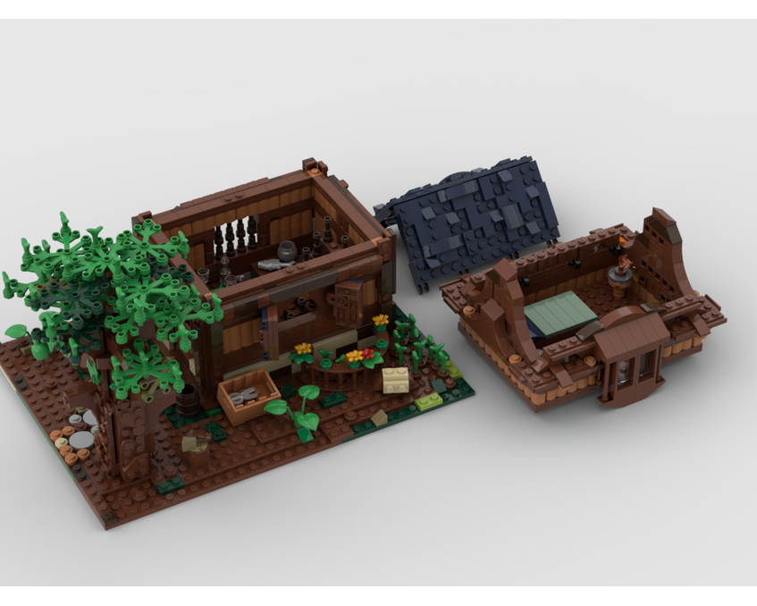 MOC - 21318 Modular Medieval House Alternative Build - How to build it