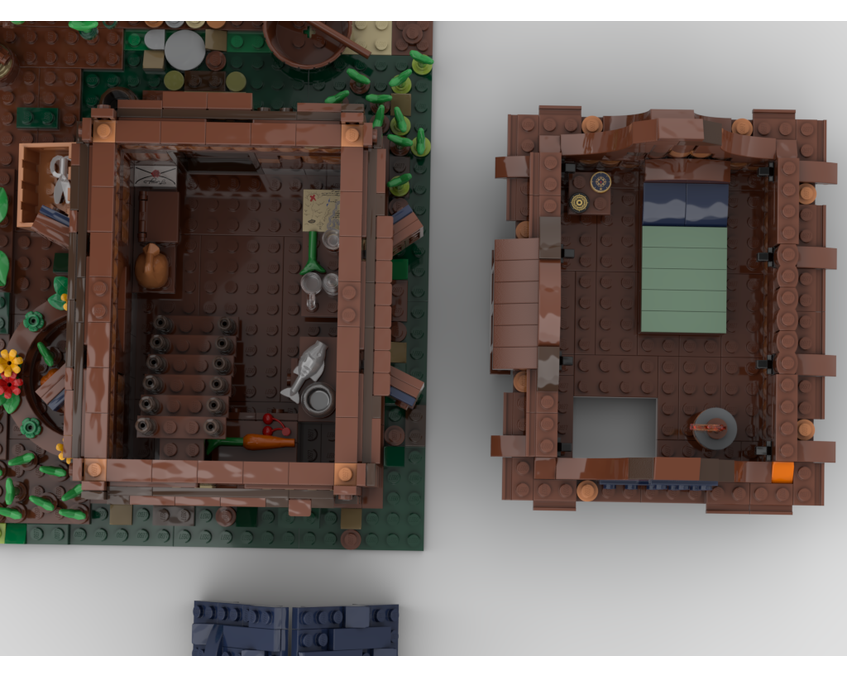 MOC - 21318 Modular Medieval House Alternative Build - How to build it