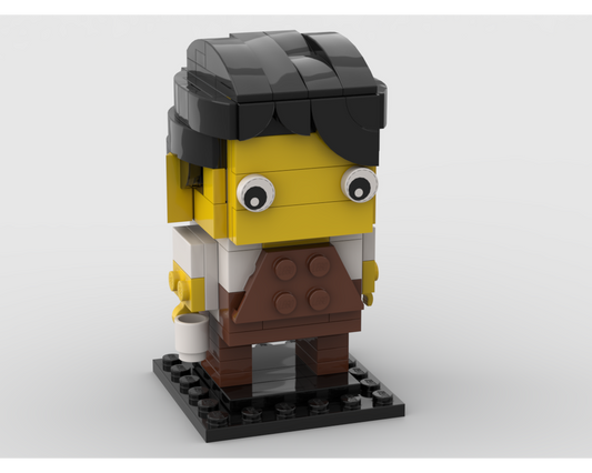 MOC - Barista BrickHeadz - How to build it