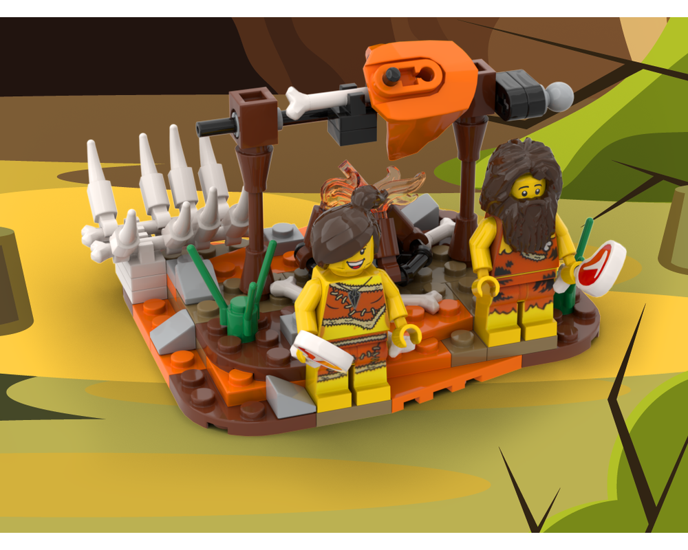 MOC - Caveman theme set | Including 7 MOCs - How to build it