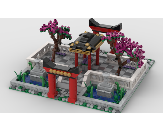 MOC - Modular China Town Street  build from 6 MOCs - How to build it