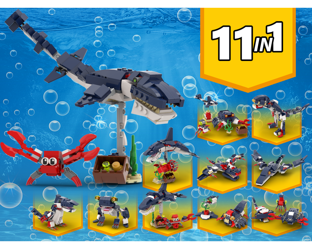 MOC - 31088 Alternative Build 11 in 1 | 11 MOCs - How to build it