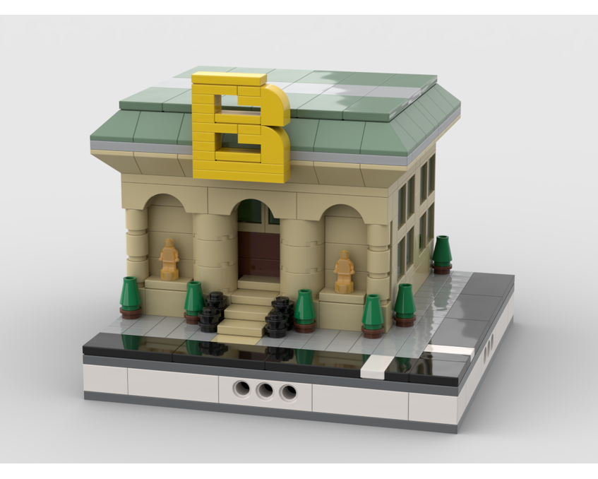 MOC - Shopping Center - build from 12 different mocs - How to build it