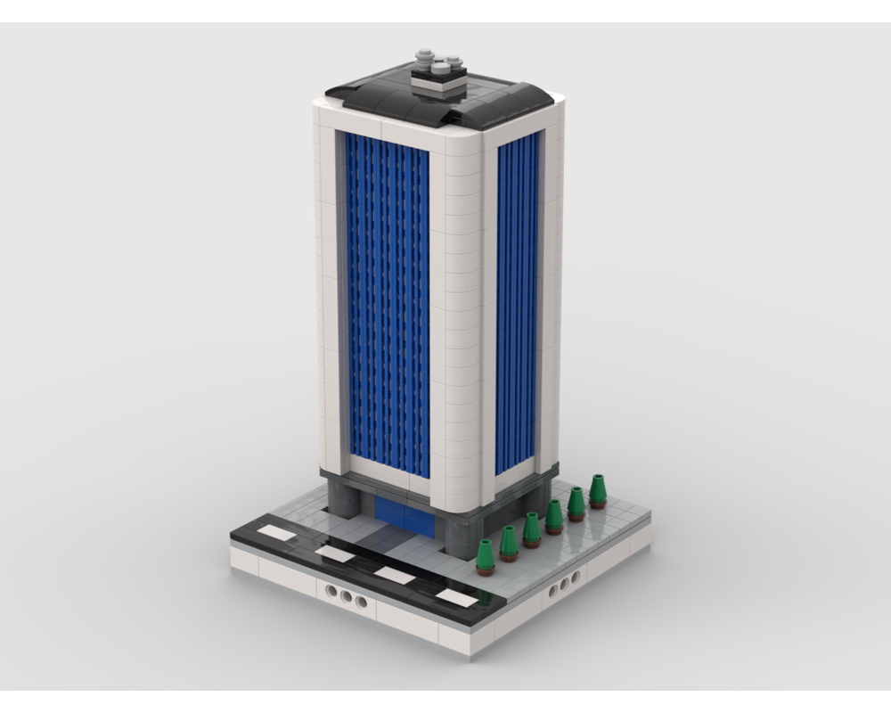 MOC - Skyscraper building #5 | for modular city - How to build it