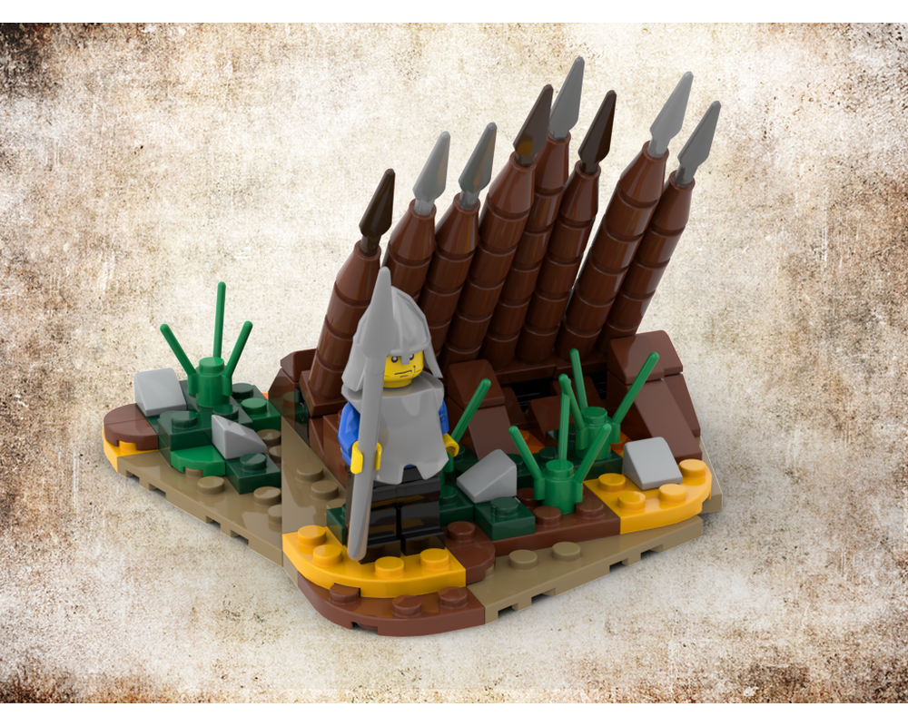 MOC - A wooden barrier - How to build it