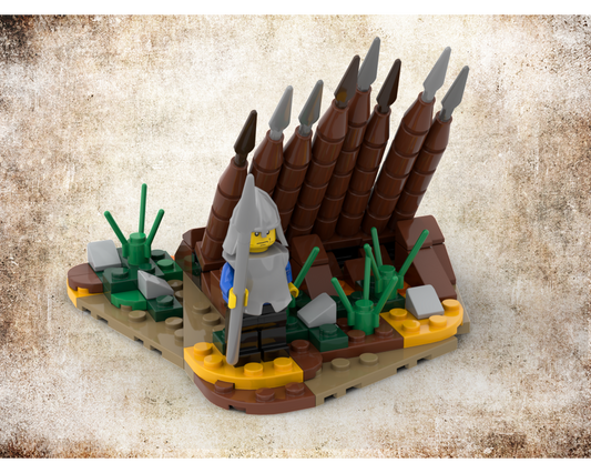 MOC - A wooden barrier - How to build it
