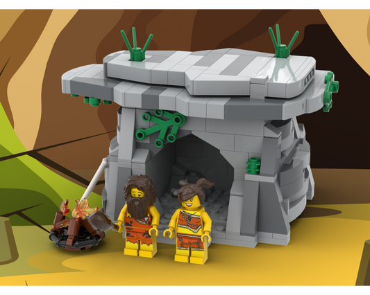 MOC - Caveman House - How to build it
