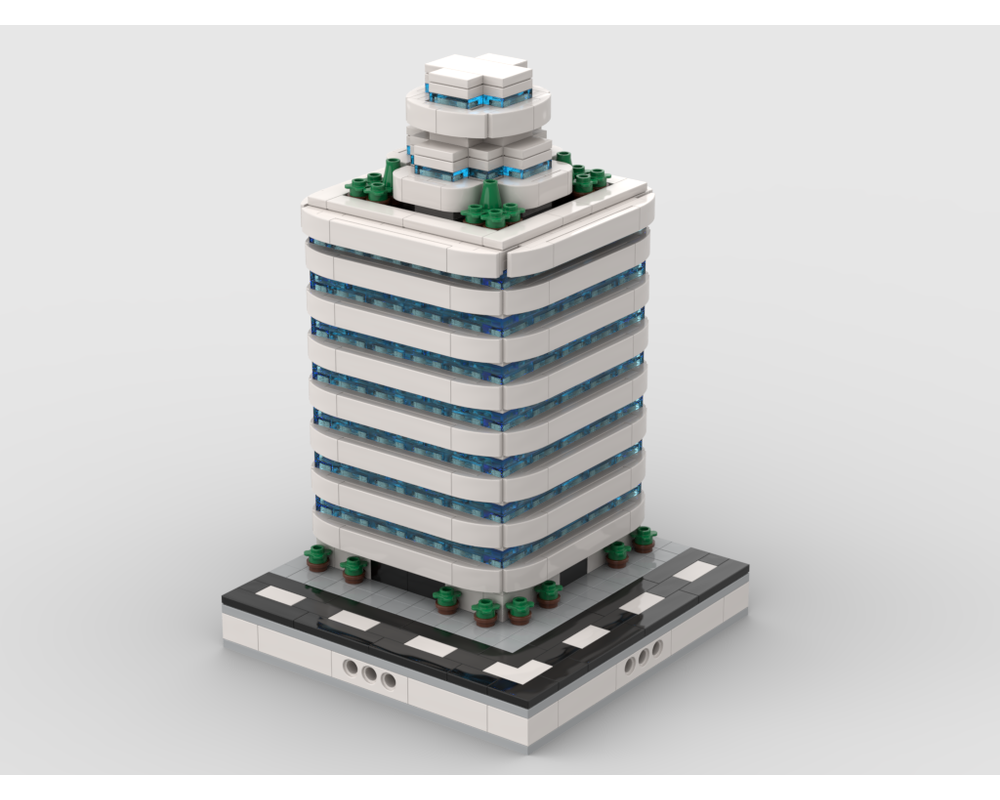 MOC - Skyscraper Modular City | build from 14 MOCs - How to build it
