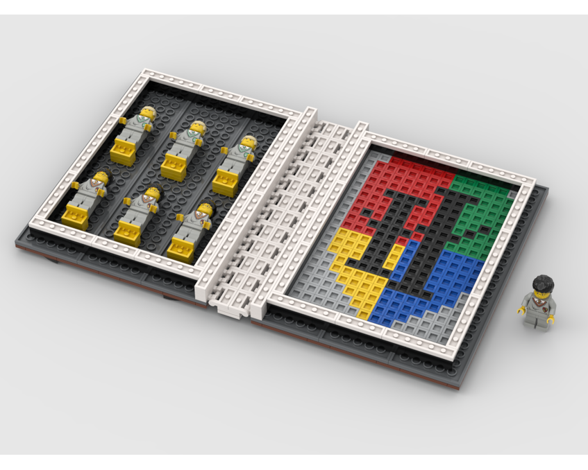 MOC - Harry Potter Collectors MiniFigure Book - How to build it