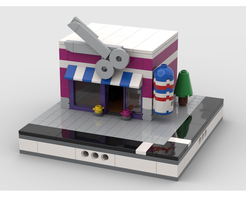 MOC - Shopping Center - build from 12 different mocs - How to build it