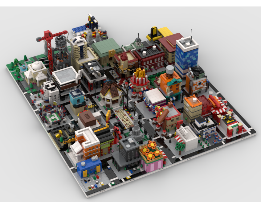 MOC - Modular World | build from 109 MOCs - How to build it