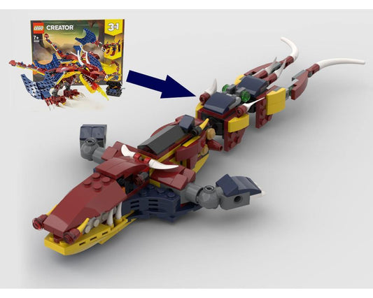 MOC - 31102 sea monster - How to build it