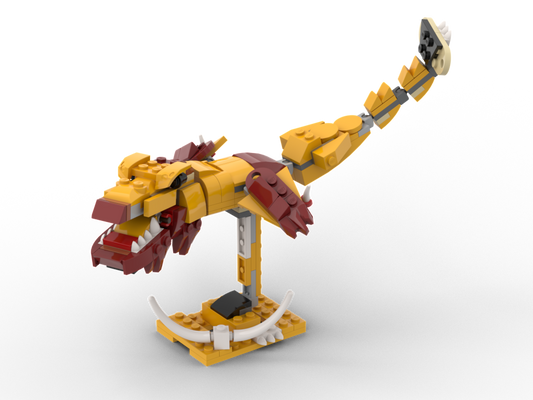 MOC - 31112 Sea Monster Alternative Build - How to build it