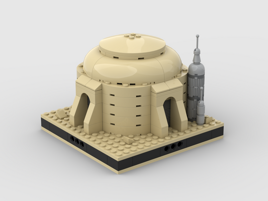 MOC - Desert House #8 for a Modular Desert space village - How to build it