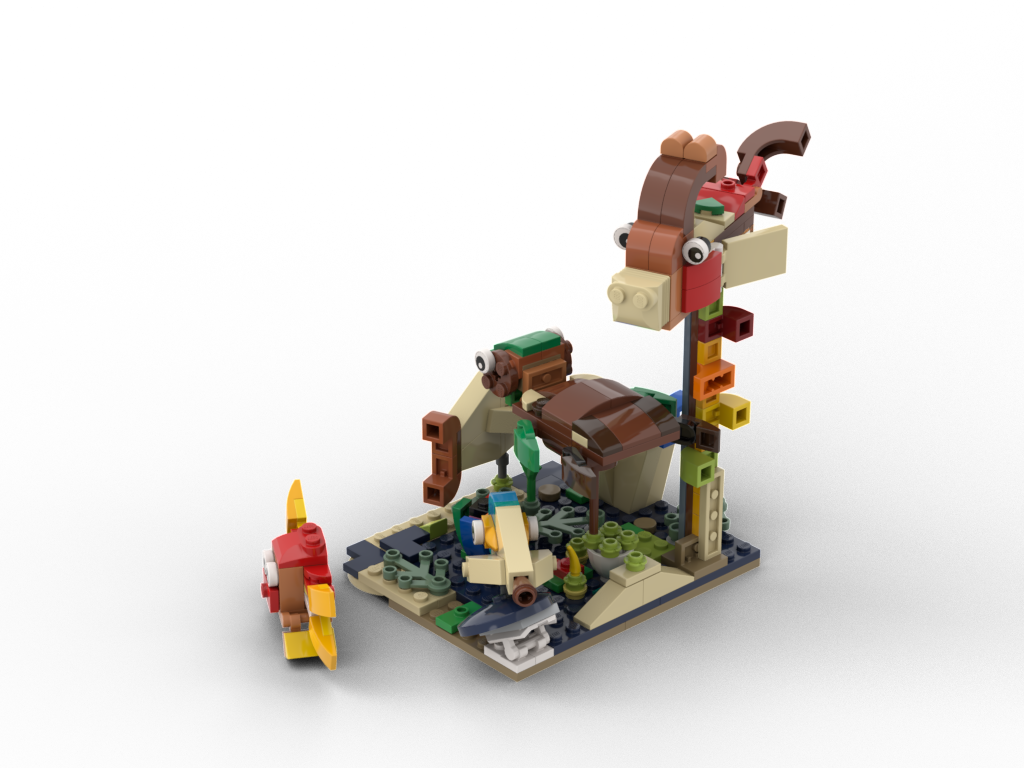 MOC - בנייה אלטרנטיבית לערכת Reef Life 31143