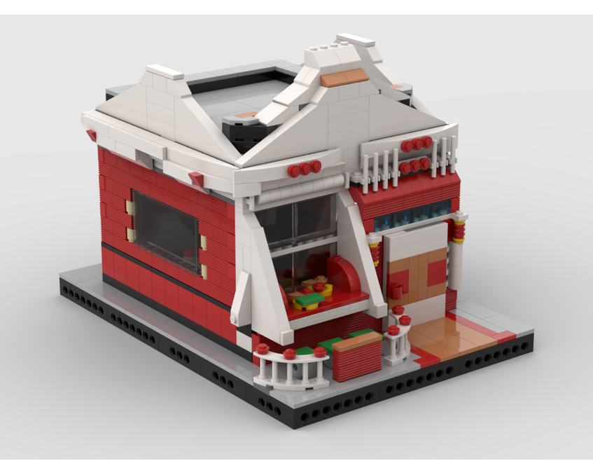 MOC - 10272 Modular Sushi Bar Alternative Build - How to build it
