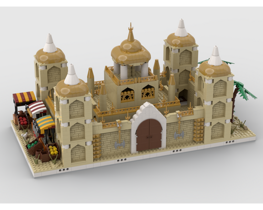 MOC - Desert Palace for a Modular Desert village - How to build it