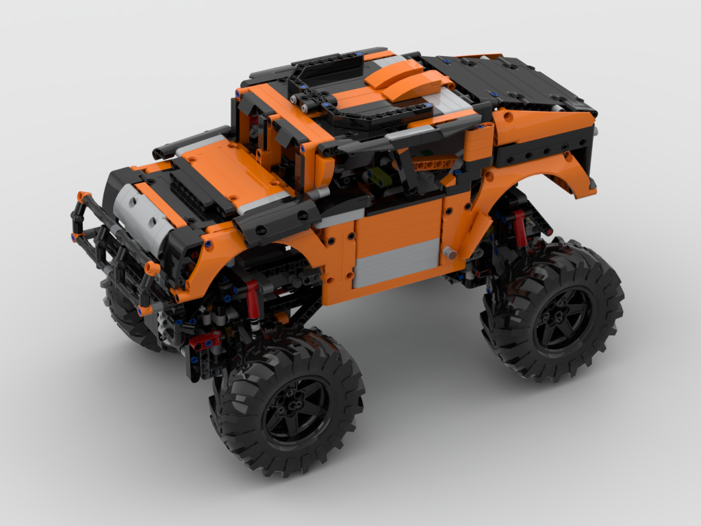 MOC - Hummer 42126 + 42099 Alternative Design 4X4 with RC (control+)