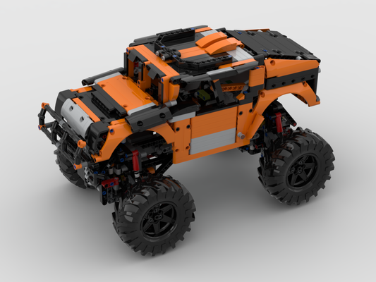 MOC - Hummer 42126 + 42099 Alternative Design 4X4 with RC (control+)