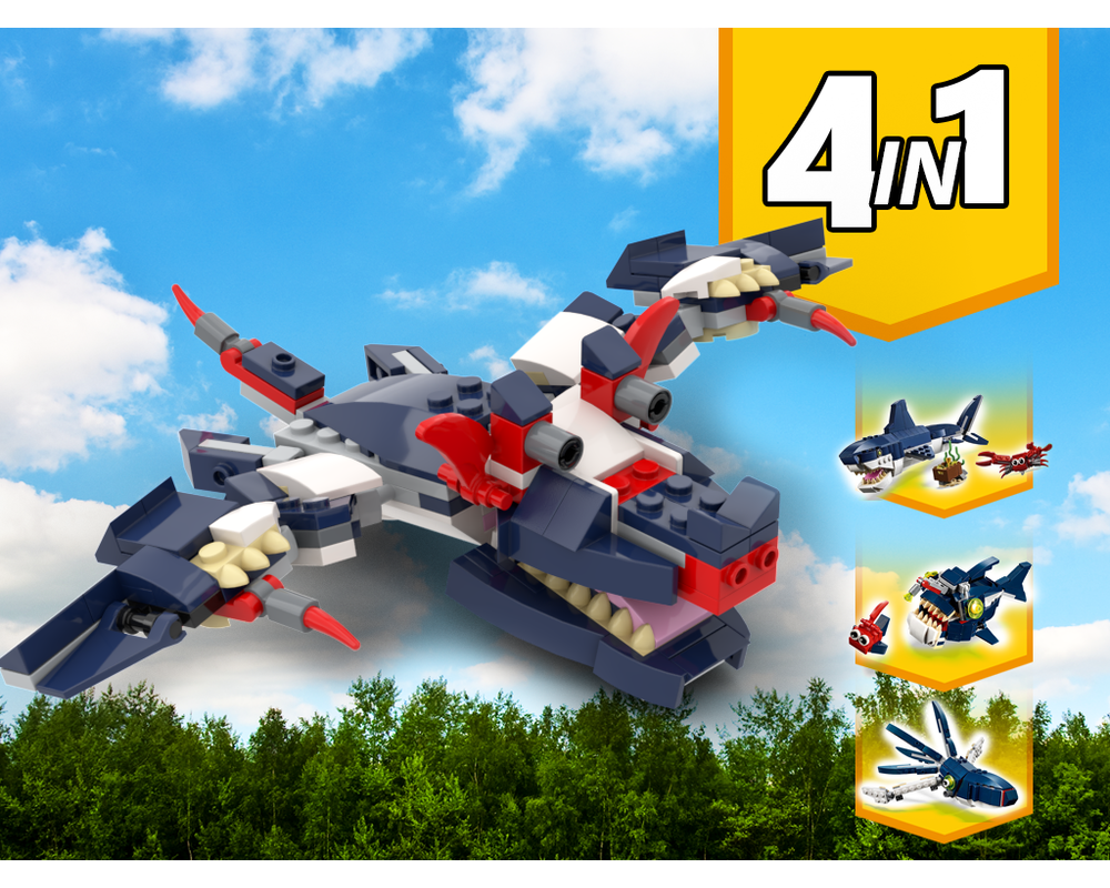 MOC - 31088 Bat Alternative Build - How to build it