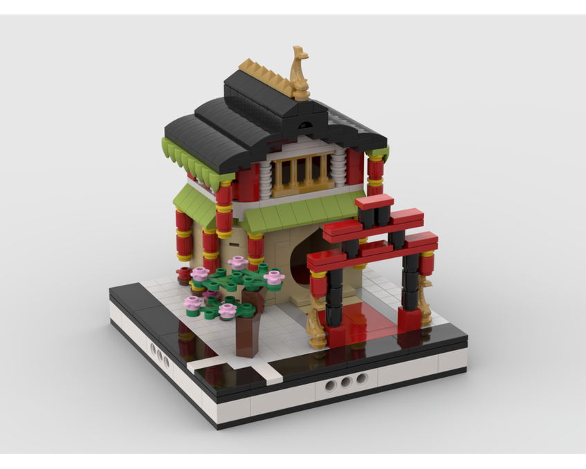 MOC - Shopping Center - build from 12 different mocs - How to build it